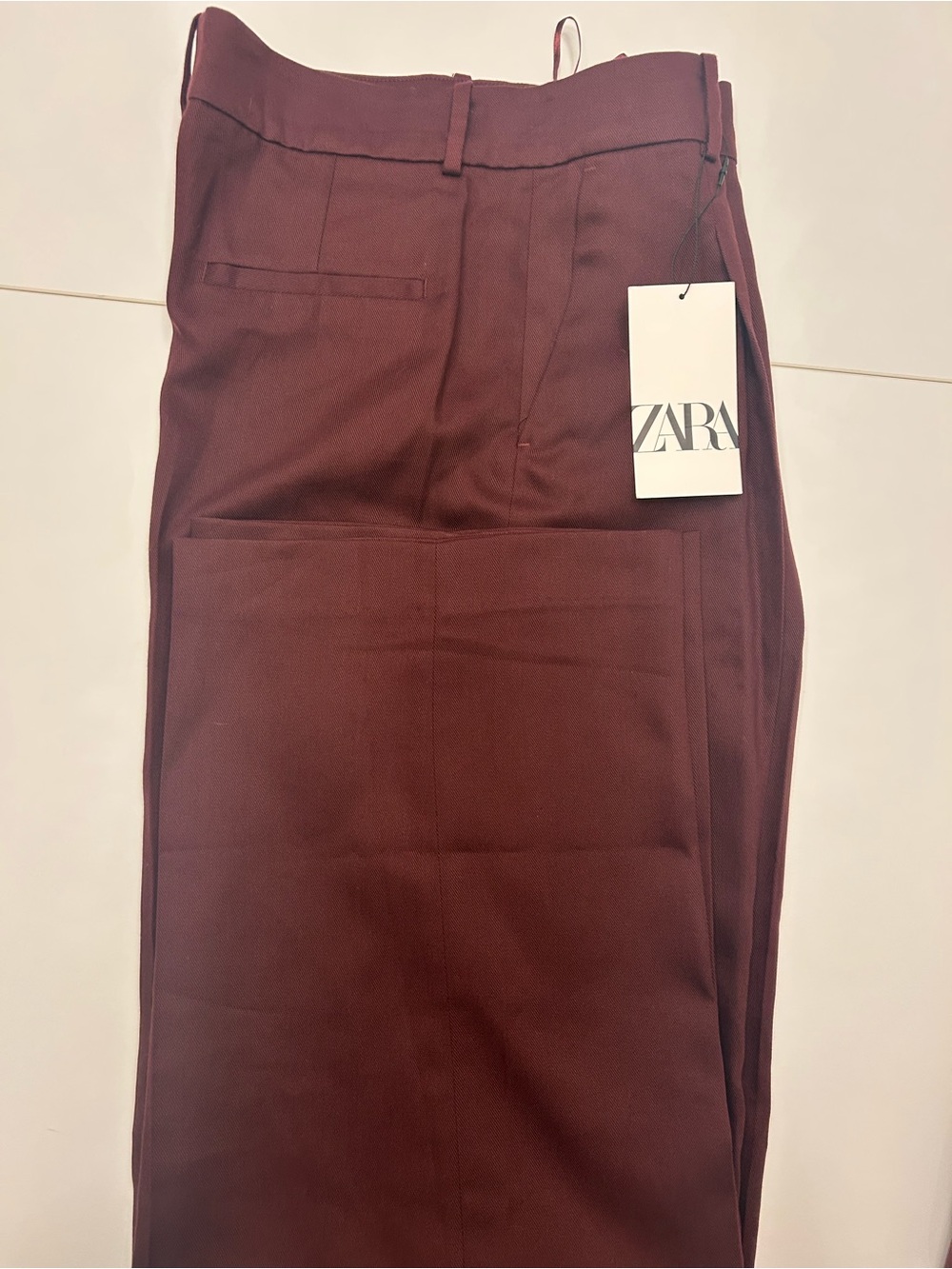 ZARA ZW COLLECTION WIDE-LEG TROUSERS